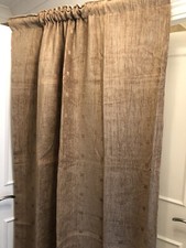 Linen  curtains coffee colour Approx 180 cm drop Promotion!Bargain!