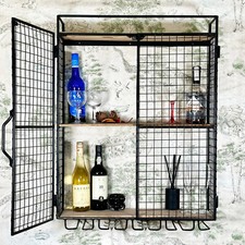 Industrial Wine Wall Unit