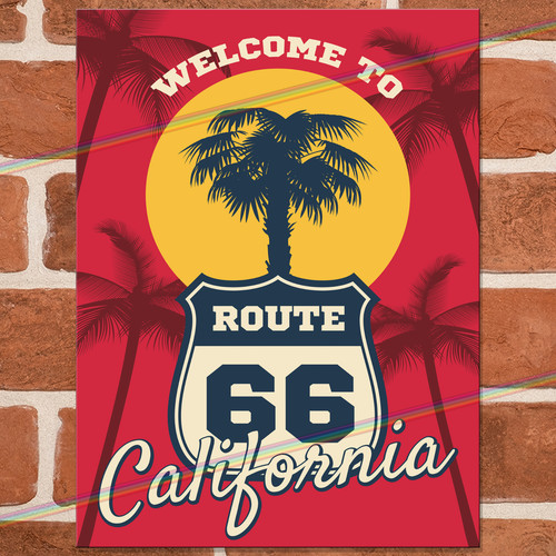 Route metal - route, 66