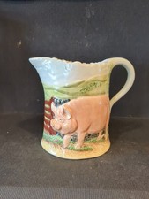 MINT BOXED JAMES HERRIOT'S  COUNTRY KITCHEN GLAZED CERAMIC PIG PITCHER JUG