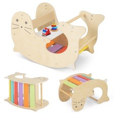 COSTWAY 3-in-1 Kids Climbing