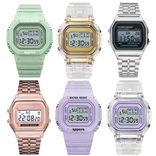F91w style classic steel strap - f91w,