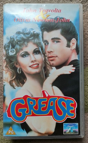 Grease 1978 vhs video - grease,