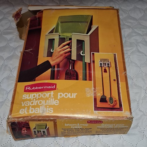Rubbermaid broom and mop - and,