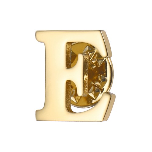 Letter lapel pins - letter, initial