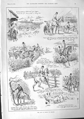 Old 1901 horse hounds - old,