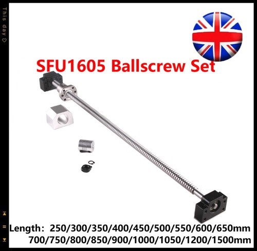 Sfu1605 250mm 1500mm - cnc, ball
