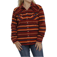 Cinch® Ladies Red Striped