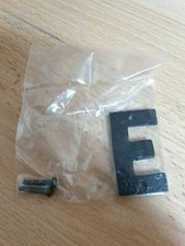 Vintage "E" Letter Metal Cast