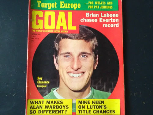 Goal football magazine issue - goal,