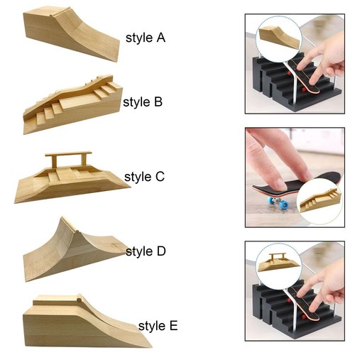 Wooden fingerboard ramp - wooden,