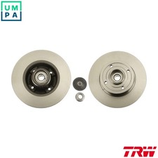 2x BRAKE DISC DF4274BS FOR RENAULT CLIO/III/EURO/CAMPUS/Sportour/Grandtour/Van