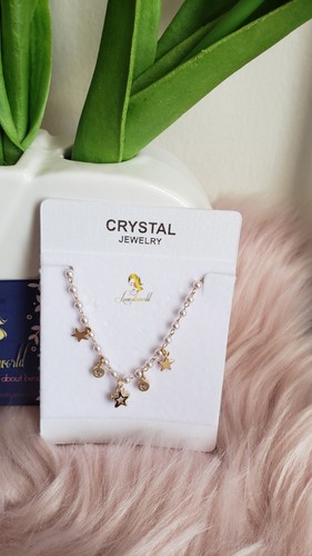 Gold anklet with - gold,