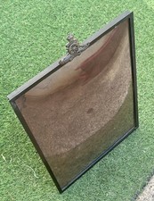 WWI Royal Artillery Brass Domed Glass Photo Frame with Regimental Crest c1914