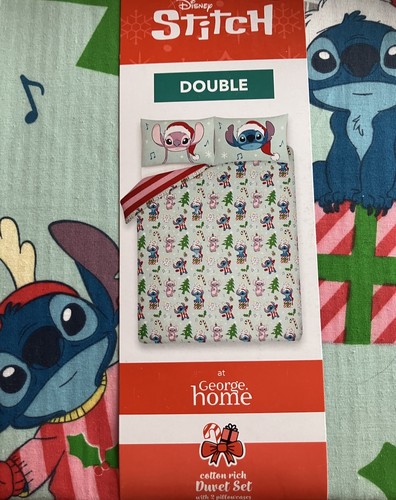Disney stitch christmas duvet - disney,