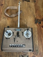  RIPMAX FUTABA M6 TRANSMITTER Tx vintage M 6ch 27 MHZ Rc boat plane tank 