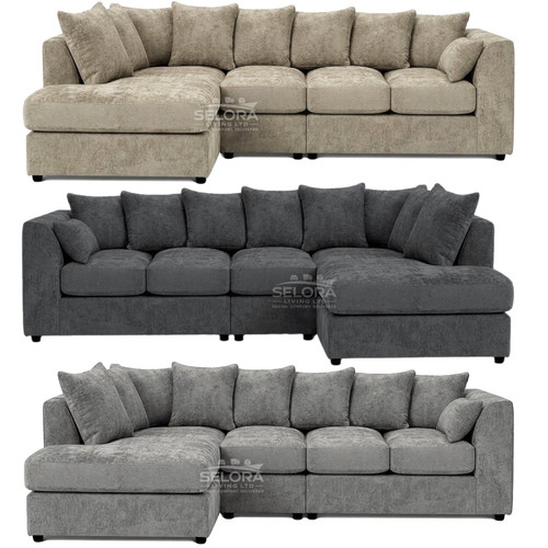 Large shape sofa with chaise - shape,