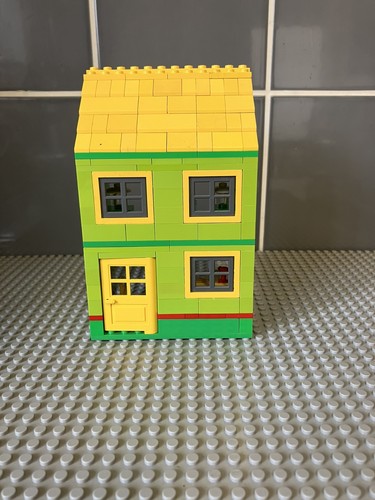Lego town house lime bright - lego, lime,