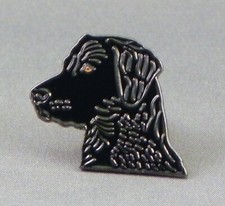 BLACK LABRADOR DOG ENAMEL PIN