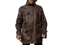 timberland leather jacket xl