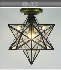 Antique Moravian Star Pendant