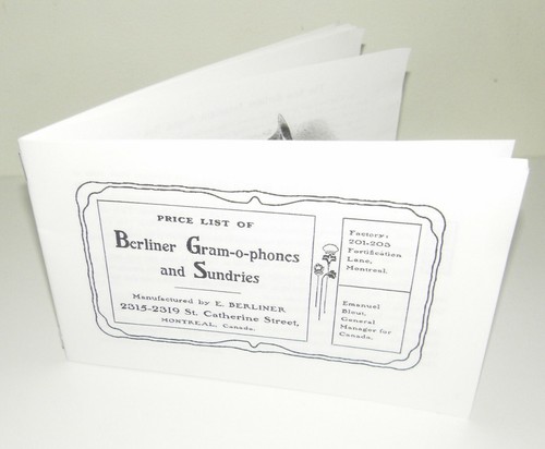 Berliner victor gramophone - berliner,