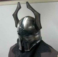 Medieval Helmet  Warhammer Chaos 18 Gauge Steel Replica Costume Cosplay Armor