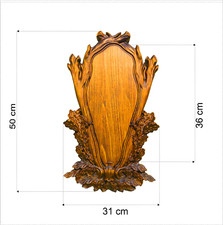 A board under the trophy of a