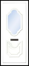 White uPVC Full Door Panel