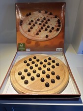 Solitaire Wooden Marbles Board
