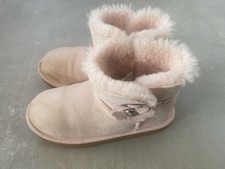 UGG Mini Bailey Button Poppy Classic Boots UK 2 
