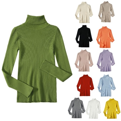 Spring turtleneck pullovers - turtleneck,