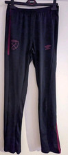  West Ham New Umbro Black Tracksuit Training Bottoms