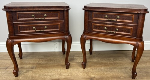 Pair bedside tables - of,