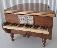 Vintage wooden baby grand - wooden,
