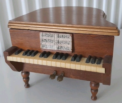 Vintage wooden baby grand - wooden,