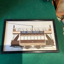 Vintage Print Of A Tram Portsmouth Corporation Transport 1891 23 X 15 Cm