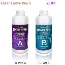 Clear Epoxy Resin 2L/64oz Kit
