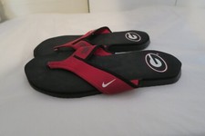Nike Georgia Bulldogs Celso Sandals Men's 12 Comfort Thong Flip Flop Beach Pool