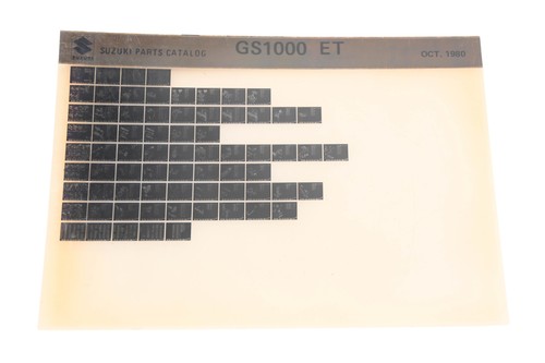 Oem suzuki gs100et - oem,