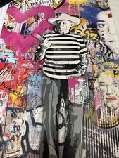 Mr Brainwash Picasso Poster Good Condition (one Small Tear On Bottom)