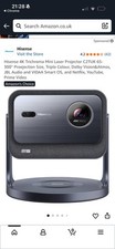 Hisense 4K Trichroma Mini Laser Projector C2TUK 65-300'' Proejection Size