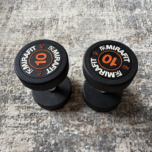 Mirafit 10kg fixed dumbbells - 10kg,