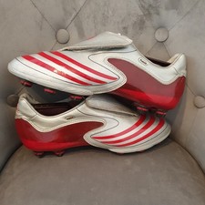 Adidas F50 Tunit Red/Silver Football Boots size uk 9.5.