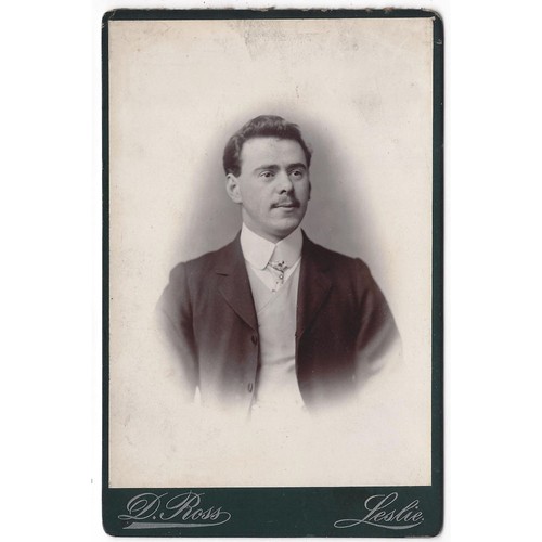 Cabinet card photograph - card,