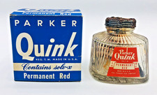 Parker Quink Box & Red Ink