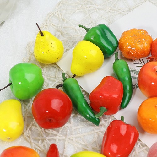 15pcs faux fruits - fruits, and