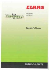 Claas Volto 770T & 870T Hay Tedder Operators Manual - 770 & 870 T