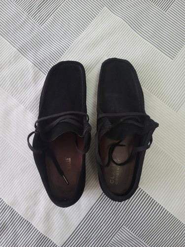 Clarks wallabees black uk11 - clarks,