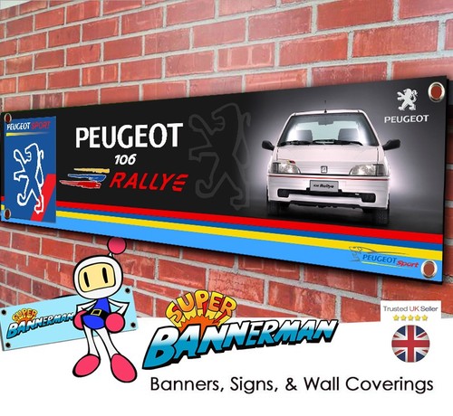 Peugeot 106 rally banner for - 106, e